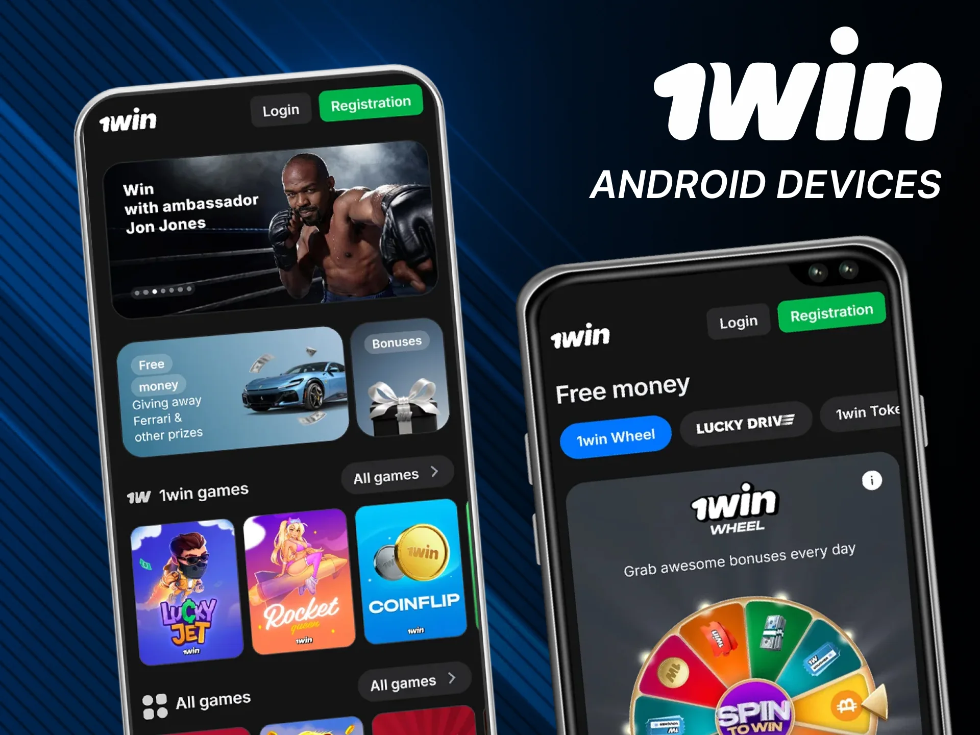 Check compatible devices on official 1win website.