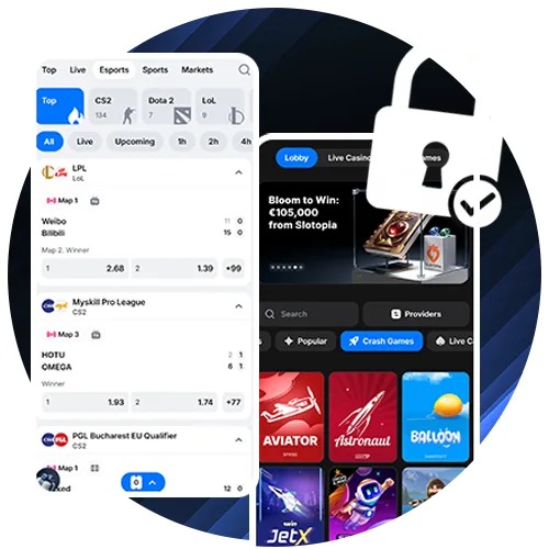 Secure your data on official 1win app.