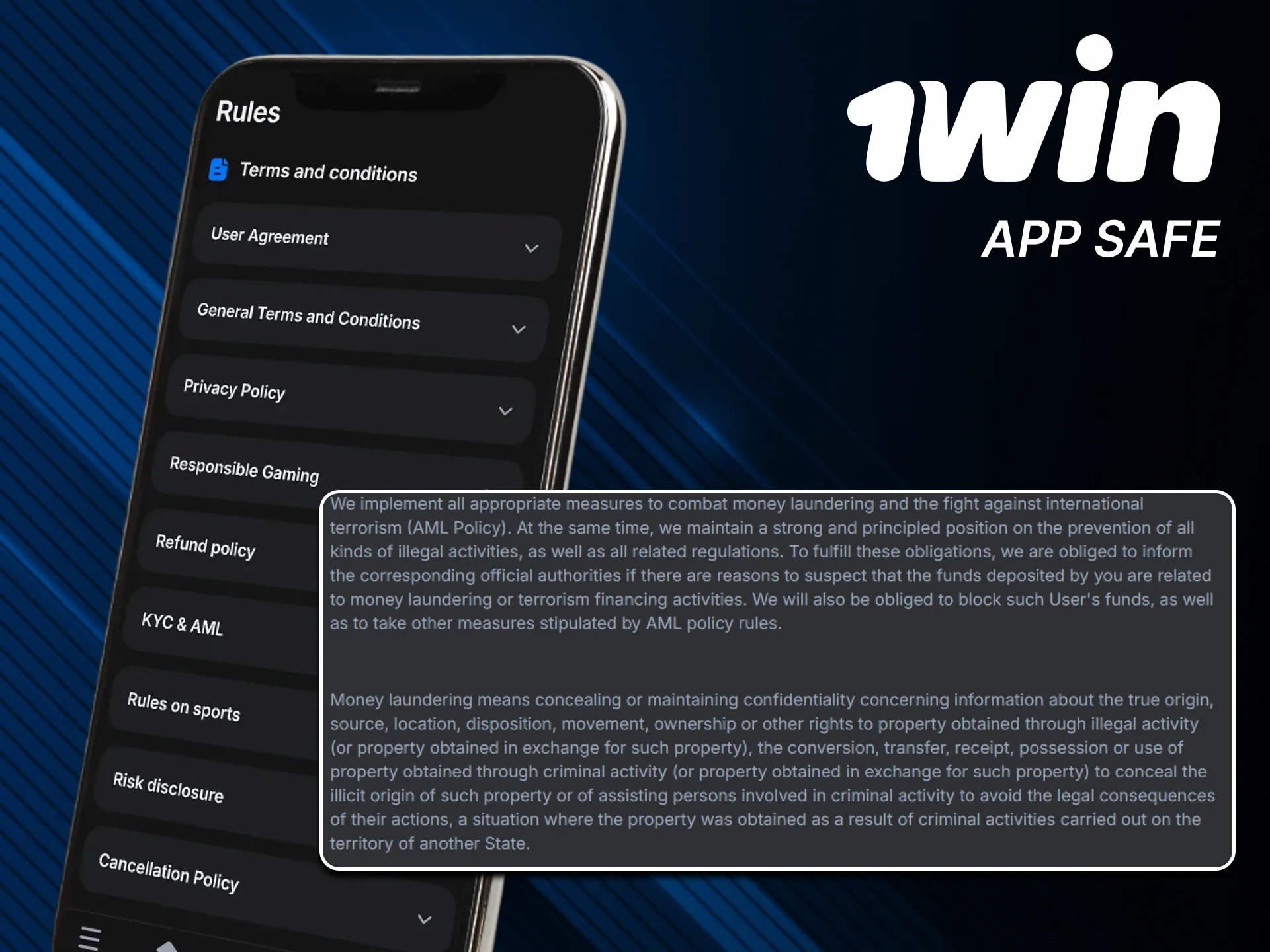Play safely on the official 1win app.