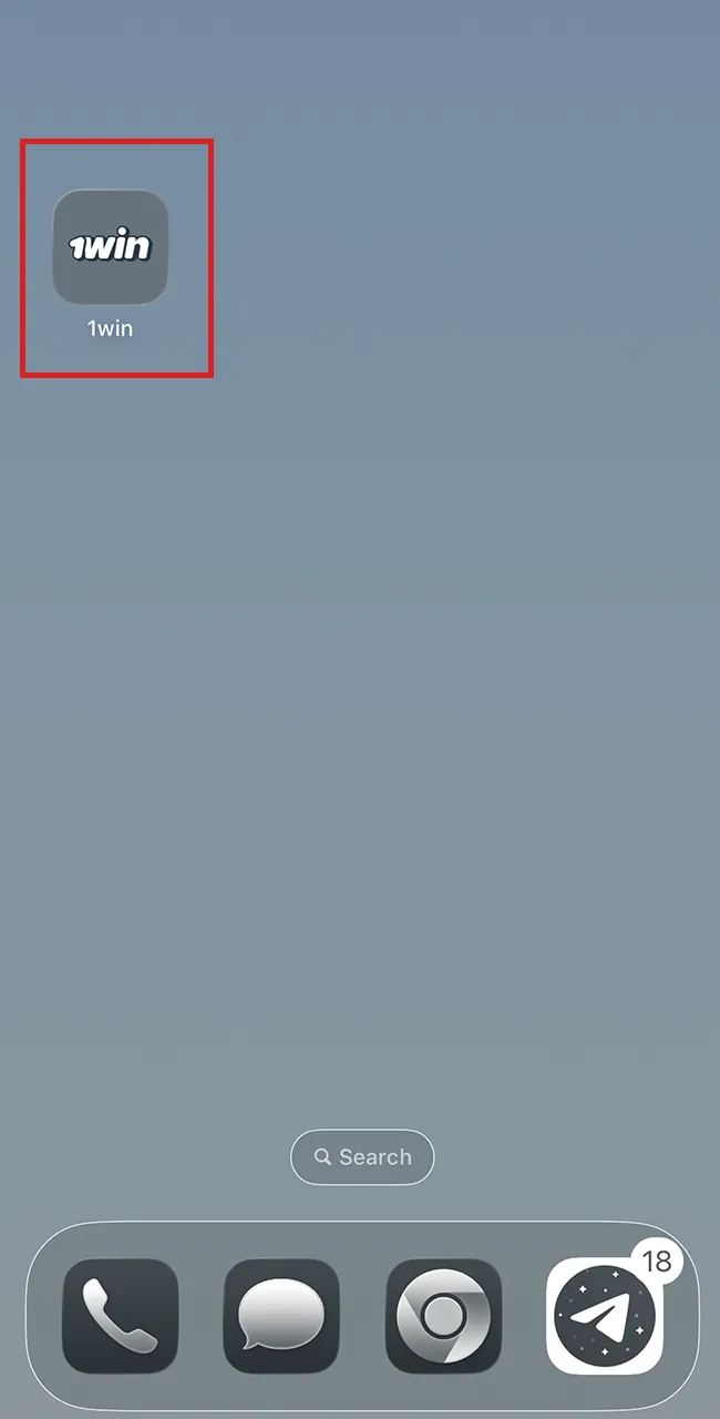 Play games on the official 1win app.