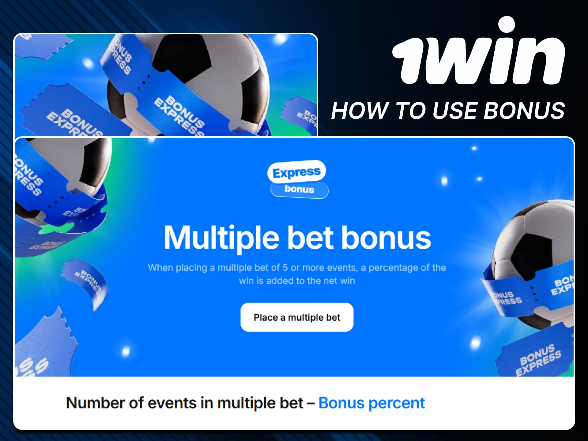 Learn to use bonuses on the official 1win website.