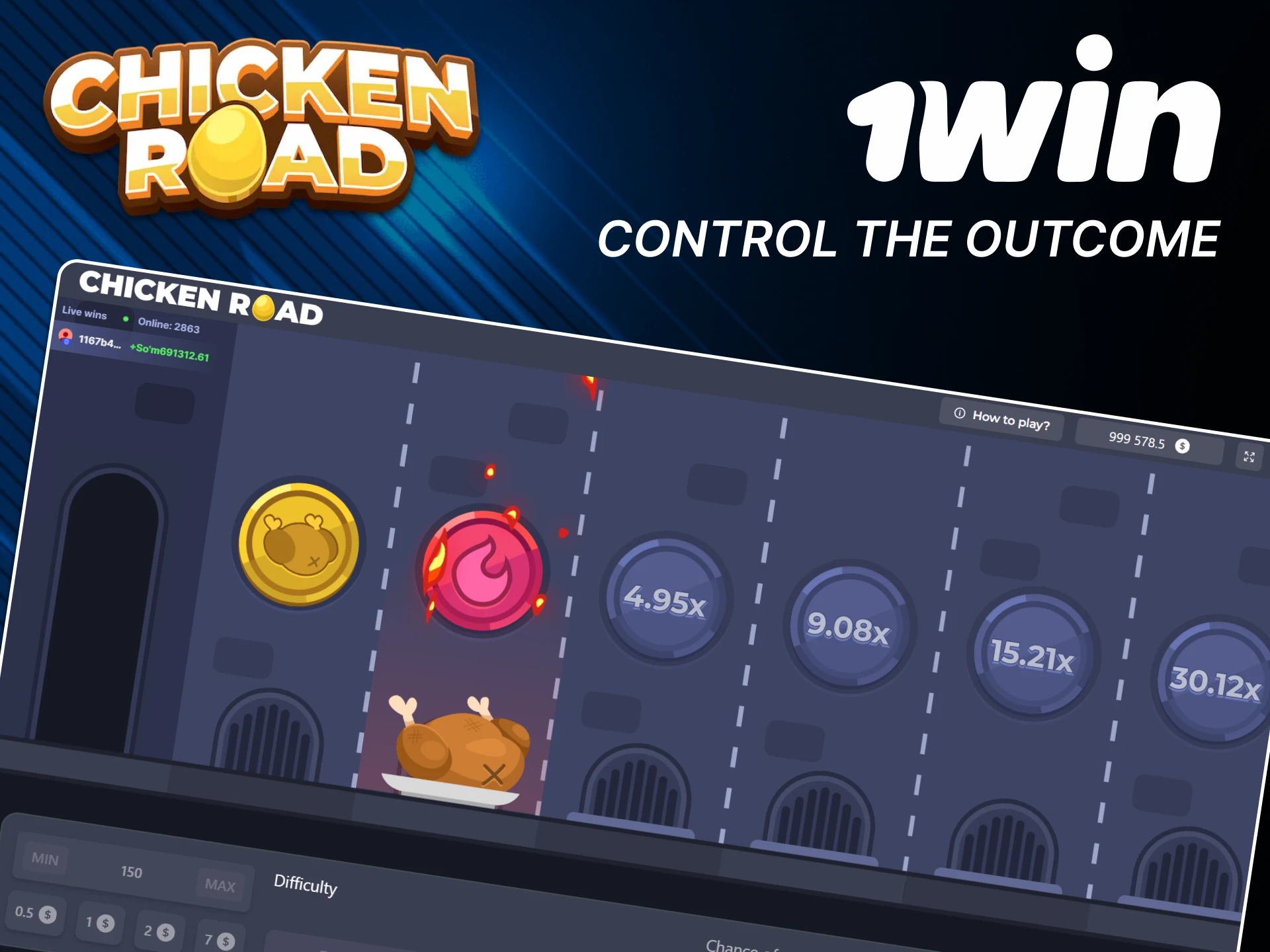 Use auto play in Chicken Road from 1win.