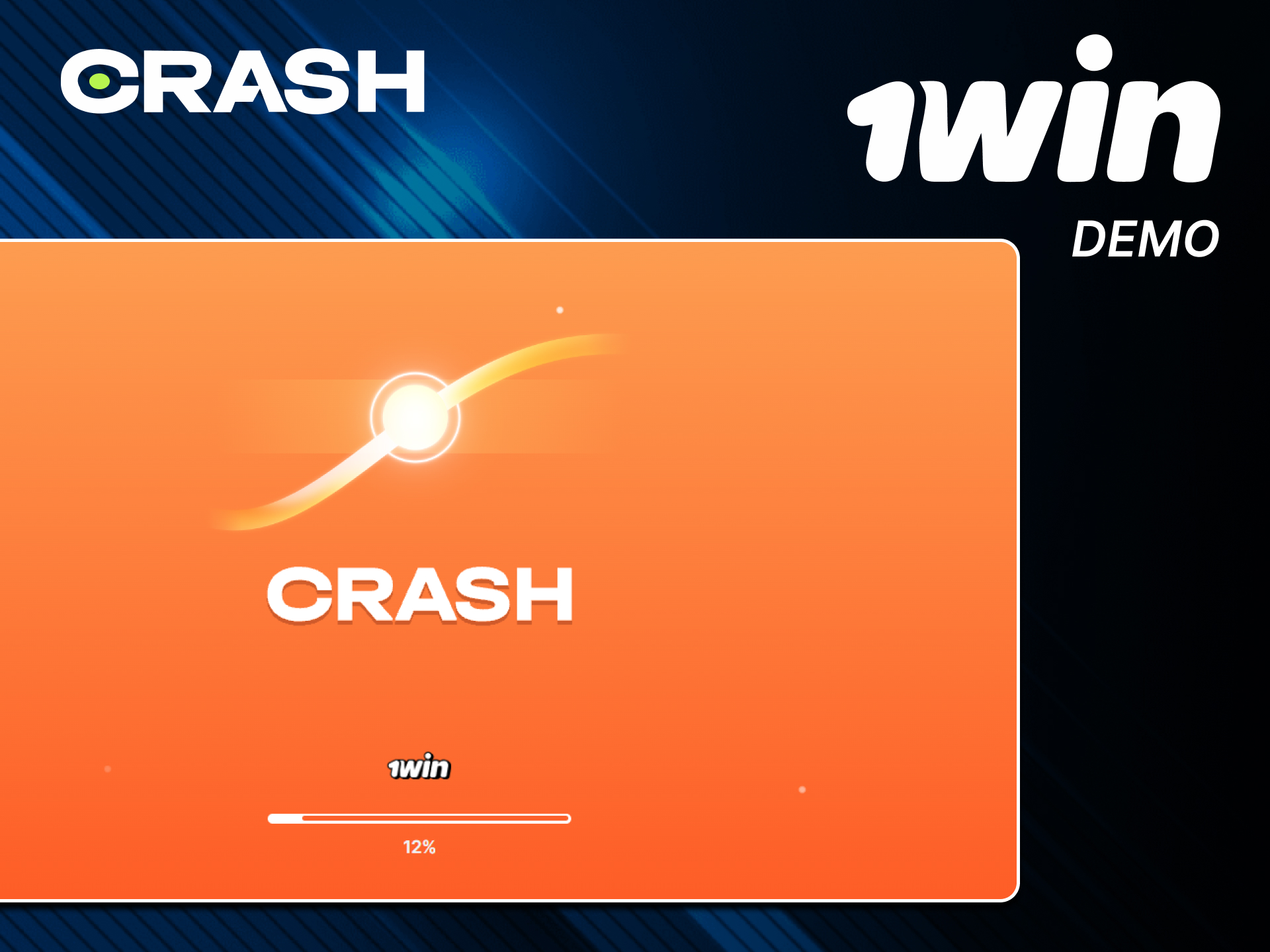 Play the official 1win Crash demo for free.