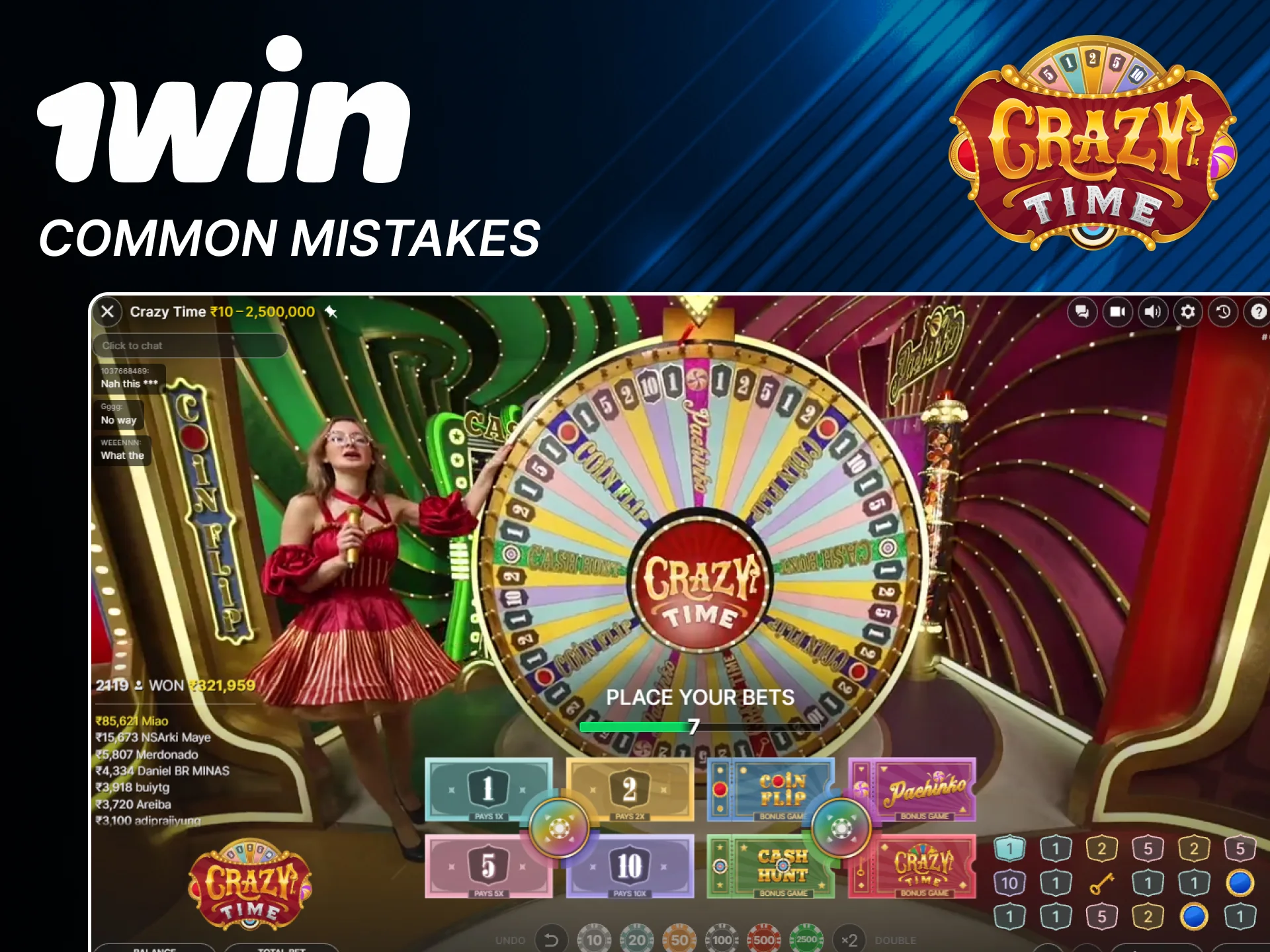 Avoid player mistakes on the official 1win site.