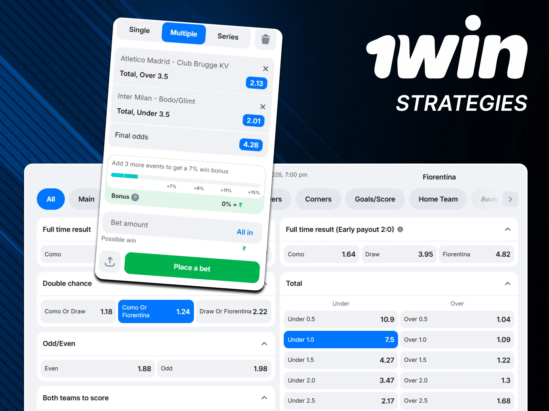 Use winning football strategies on the 1win platform.
