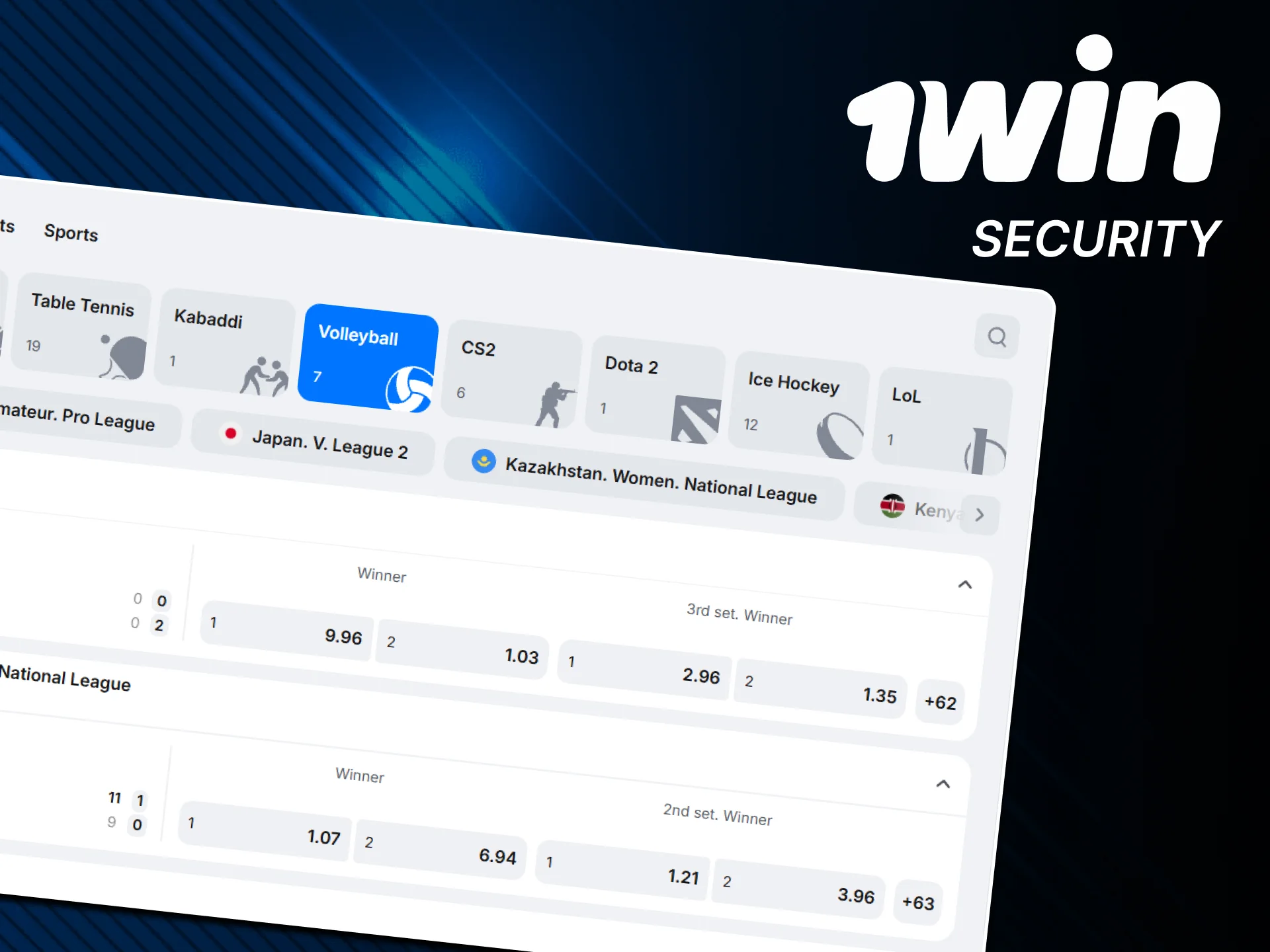 Bet safely on the official 1win gaming site.