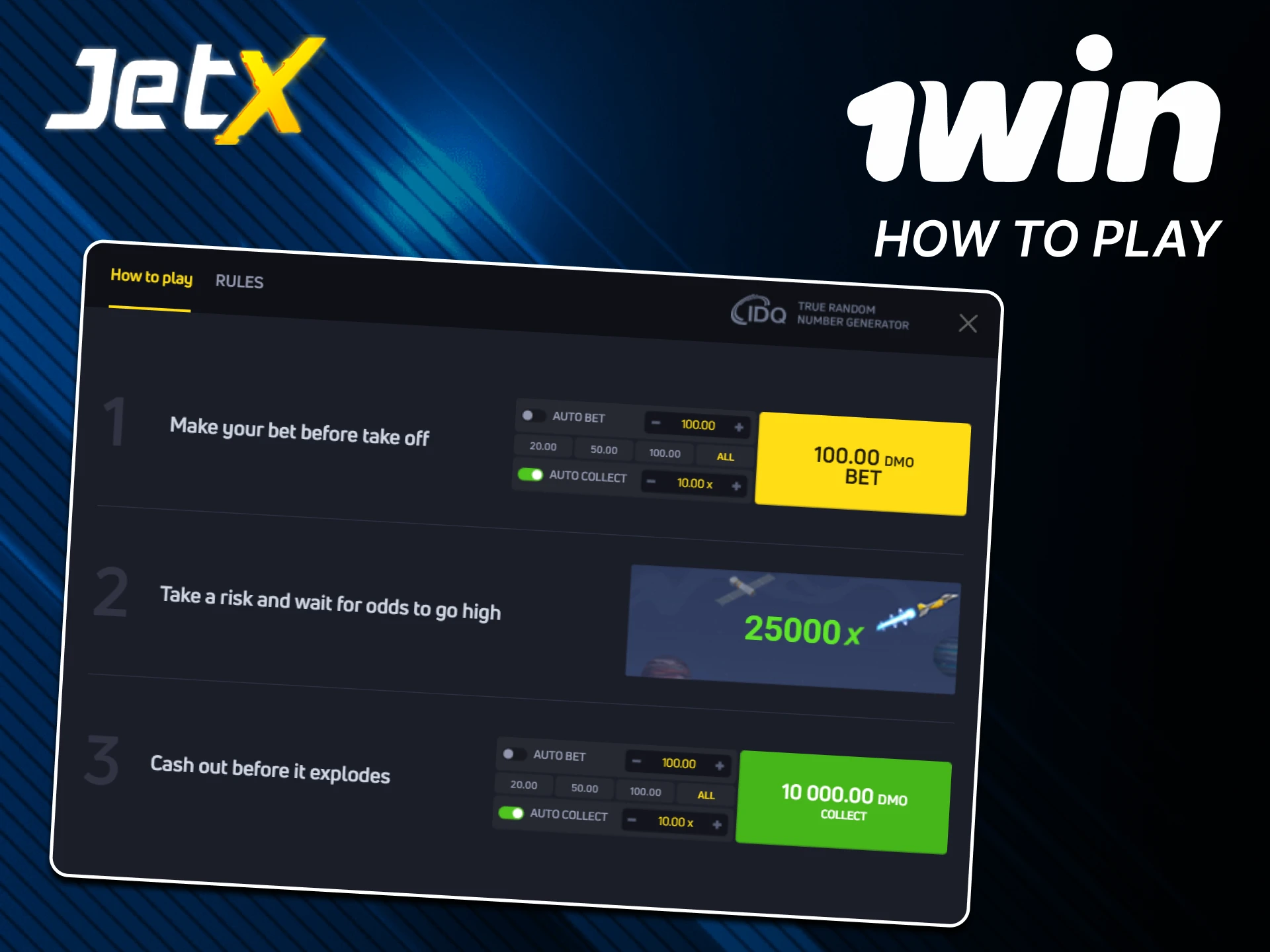 Learn the rules of the JetX game at 1win and victories are guaranteed.