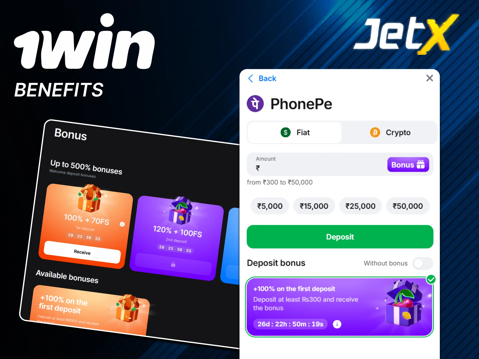 Enjoy exclusive JetX benefits on official 1win website.