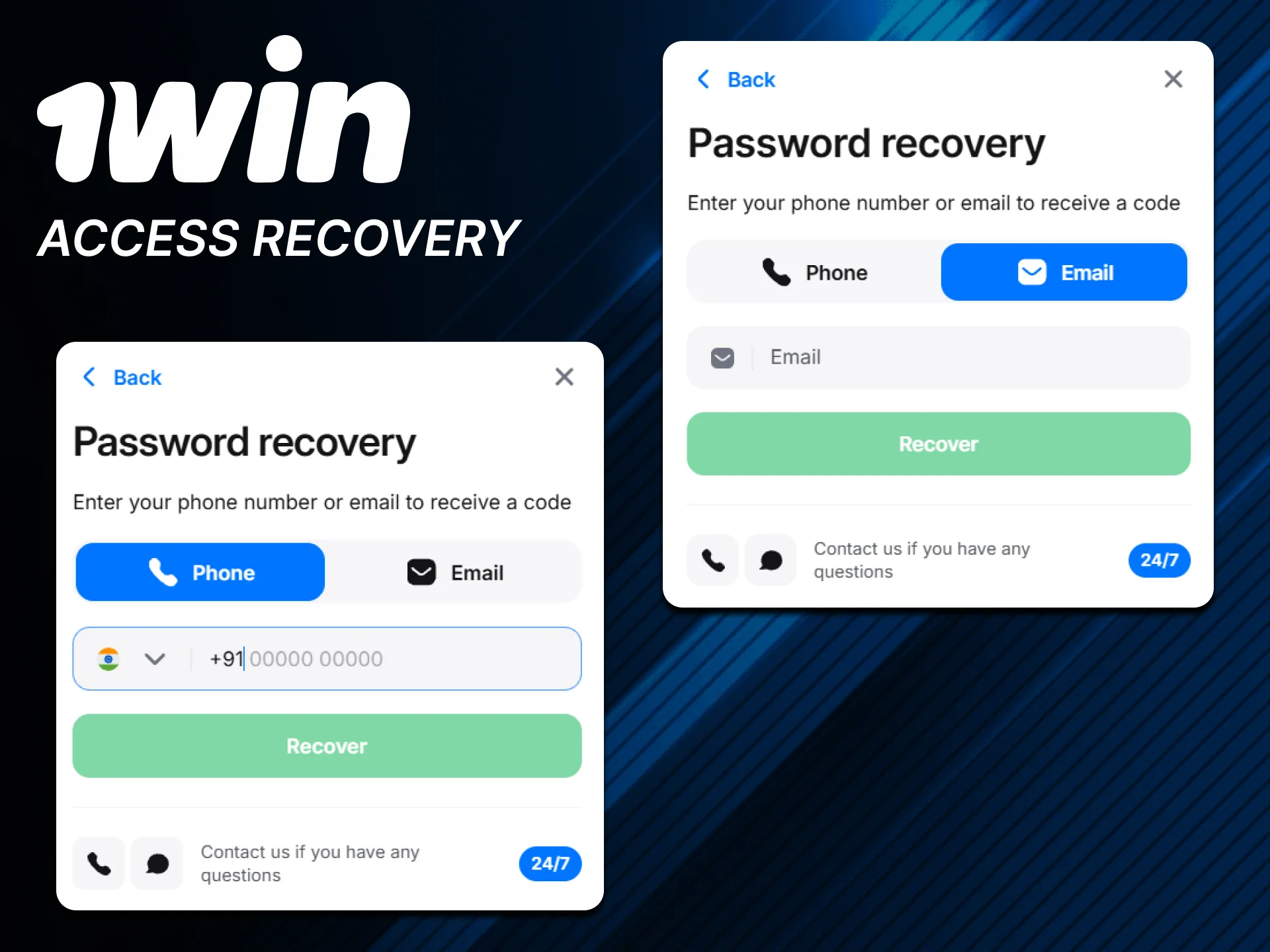 Recover your official 1win account access easily.