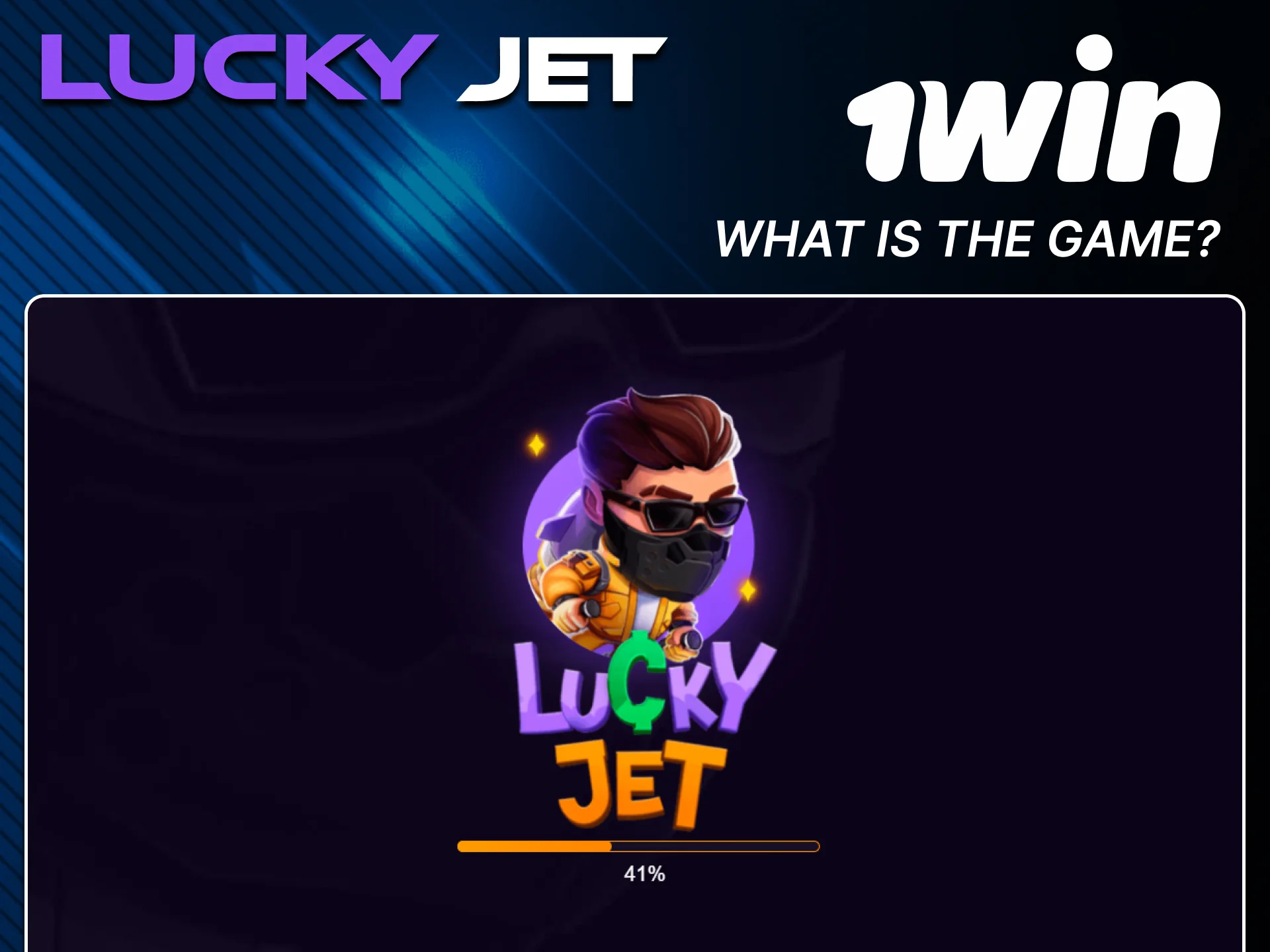 Discover Lucky Jet on the official 1win platform.