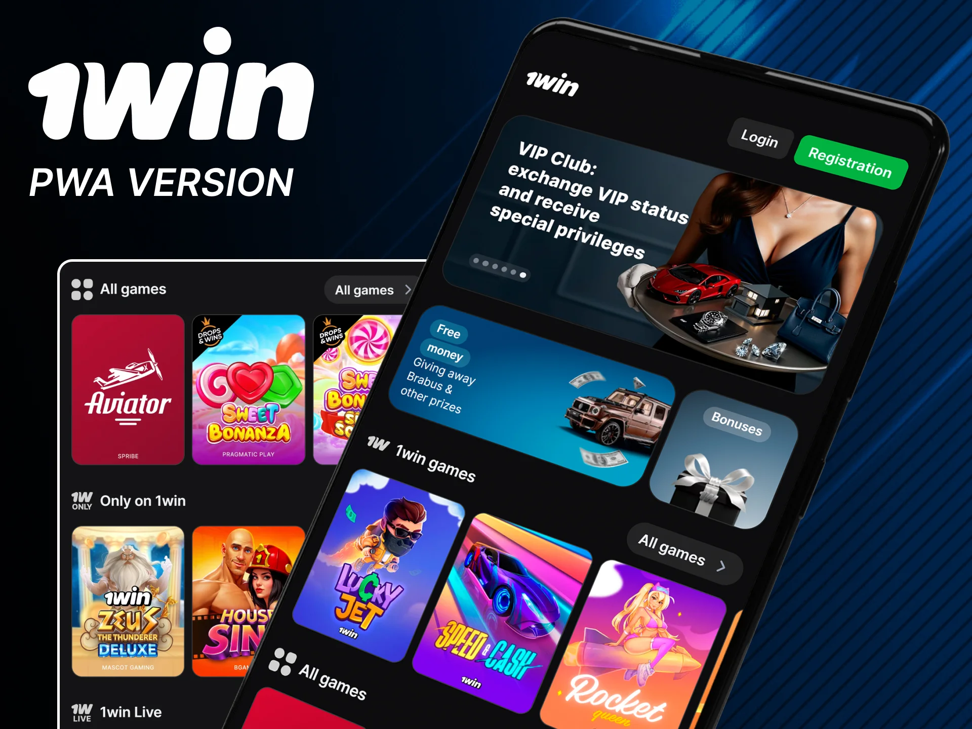 Use the official 1win PWA for fast access.