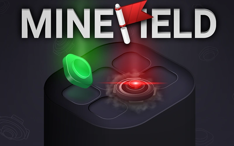 Navigate the official 1win Minefield game by Evoplay.