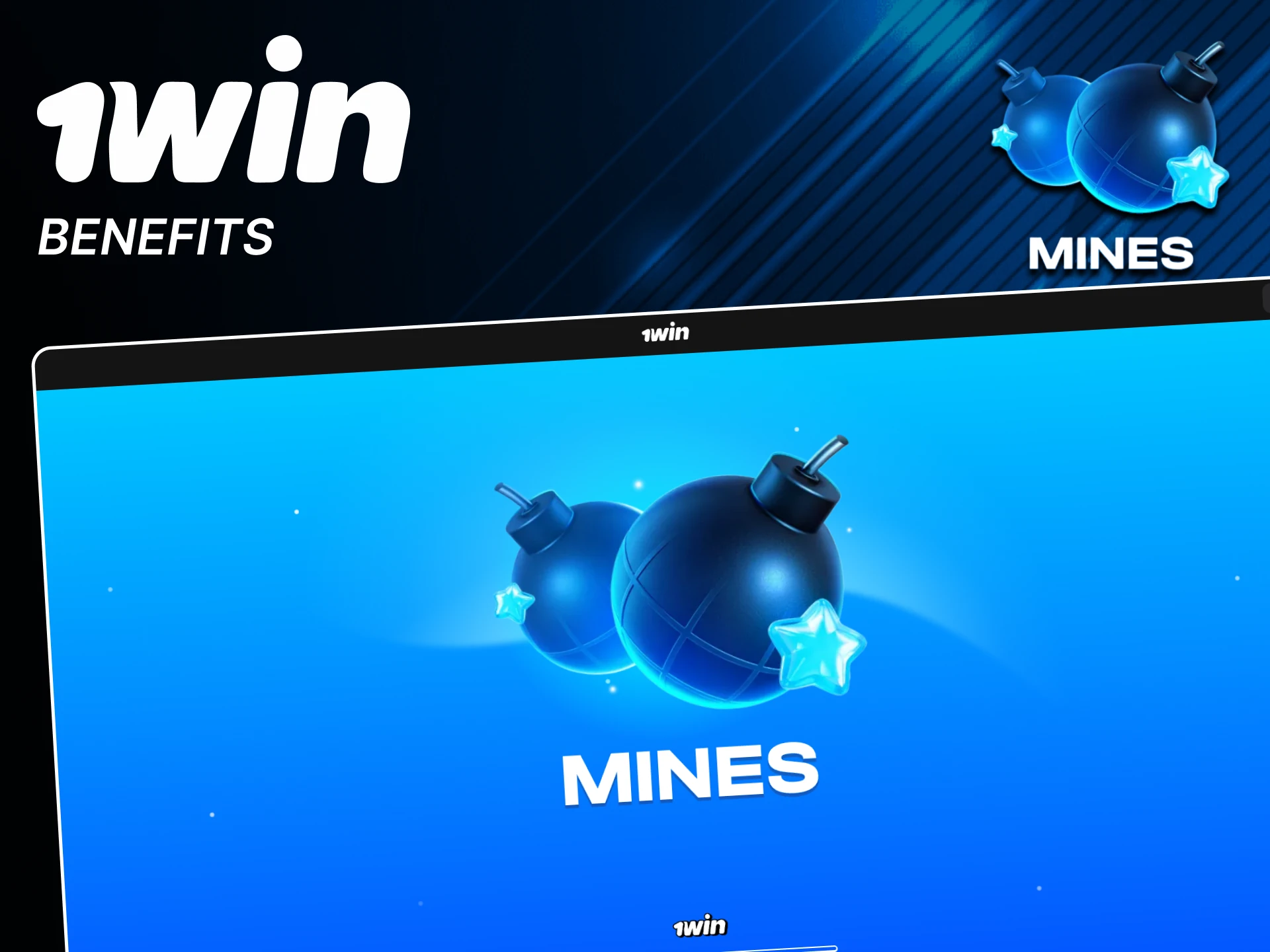 Mines from 1win are the best in their genre.