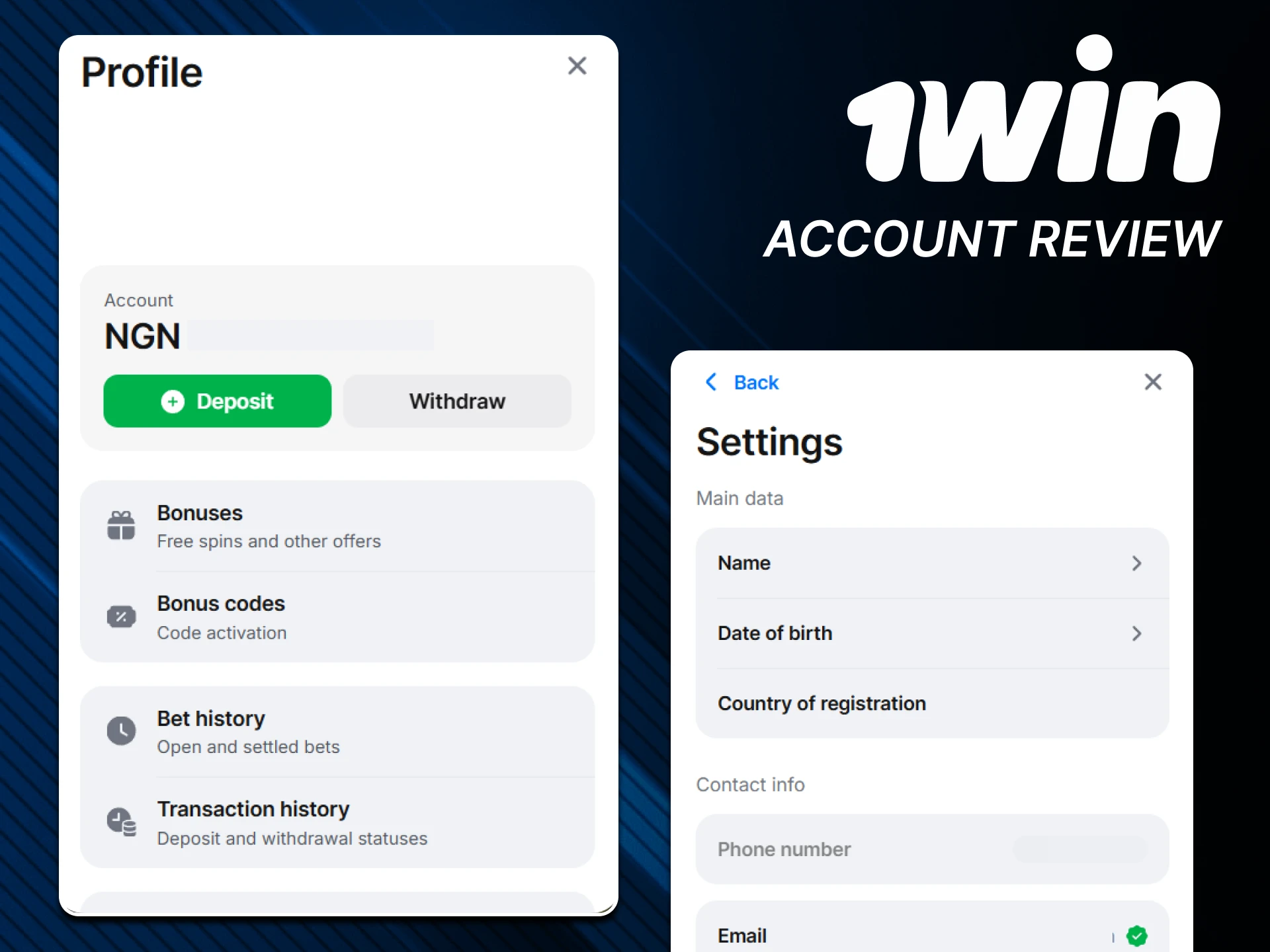 Use your personal account on 1win correctly.