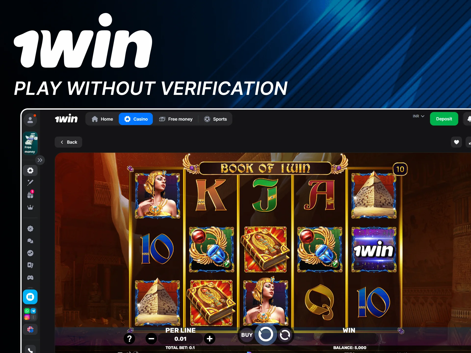 Play games on the official 1win platform now.