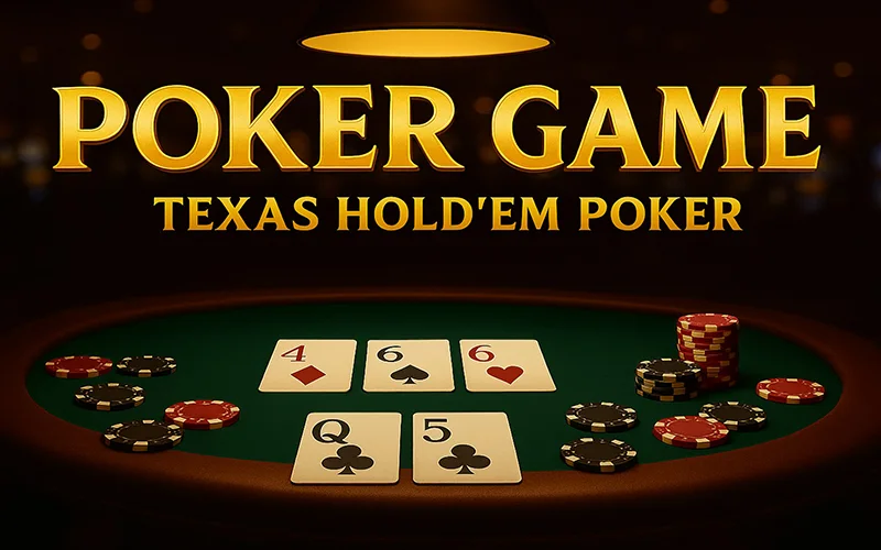 Play Texas Hold'em on the official 1win platform.