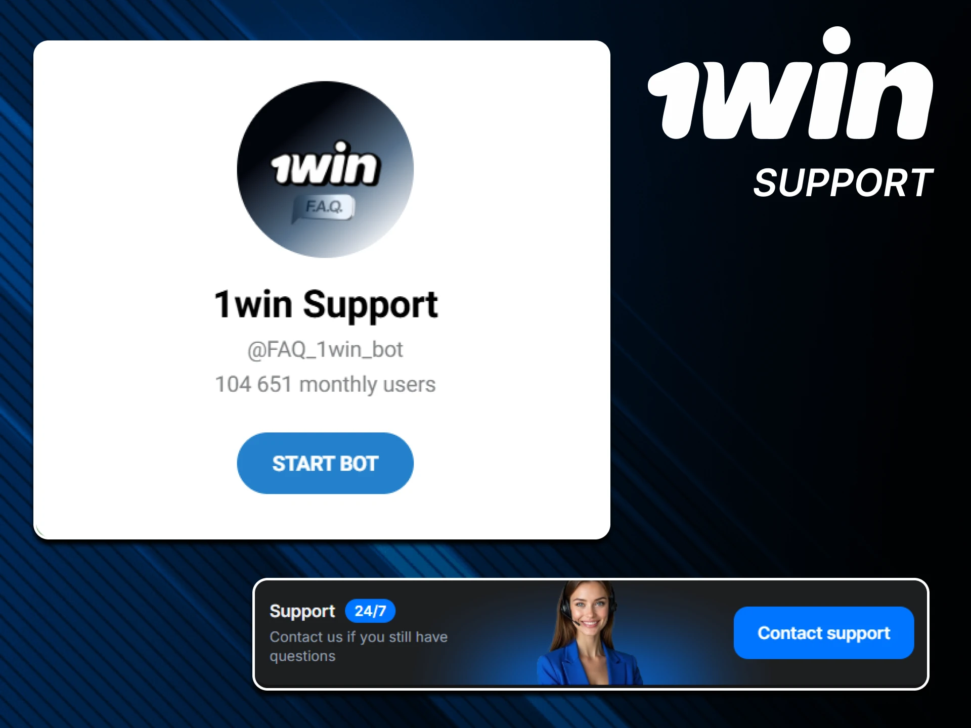 If you encounter any errors with your welcome bonus, please contact 1win support.