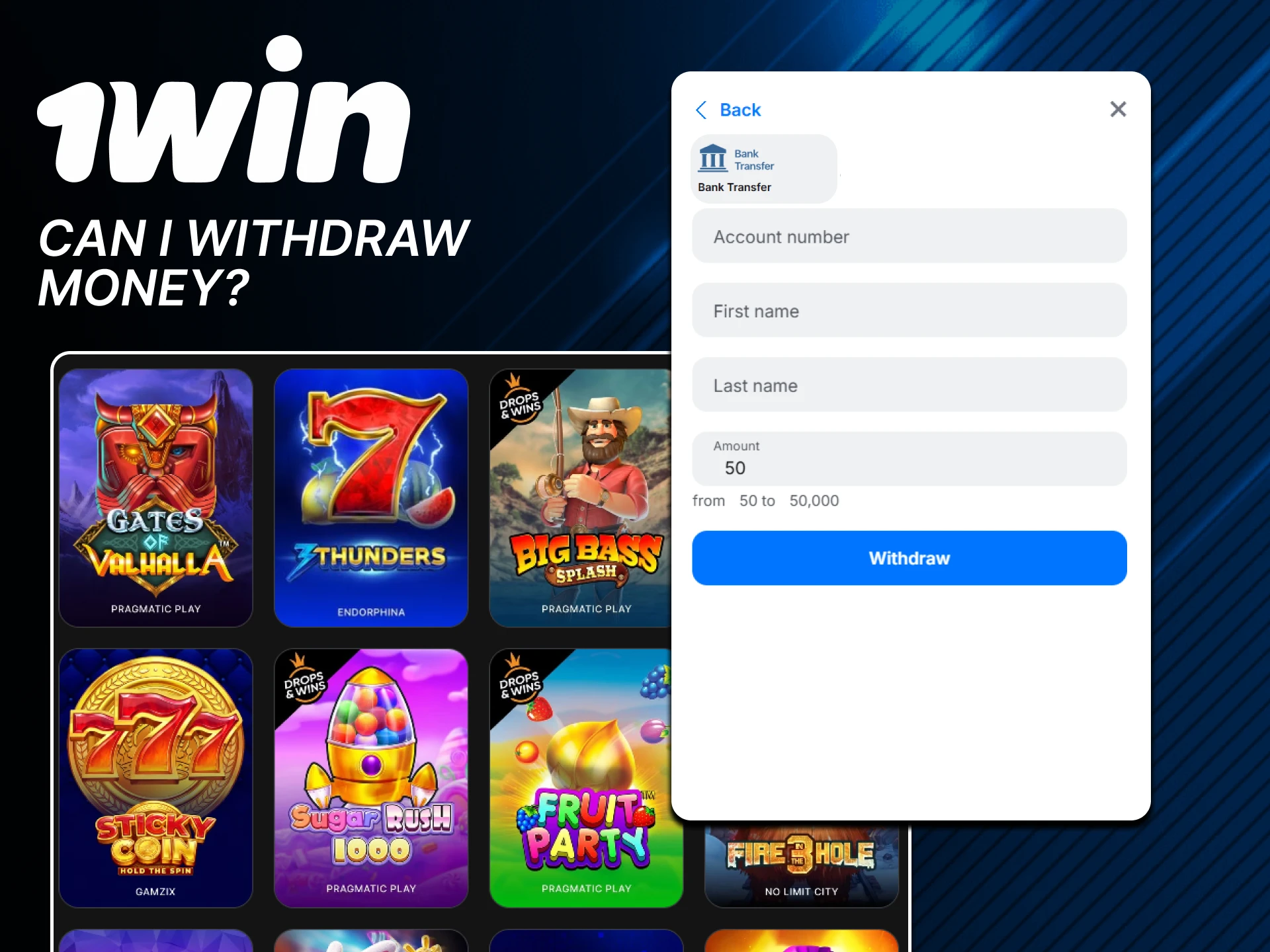 If you meet the conditions, you will definitely withdraw the bonus from 1win.
